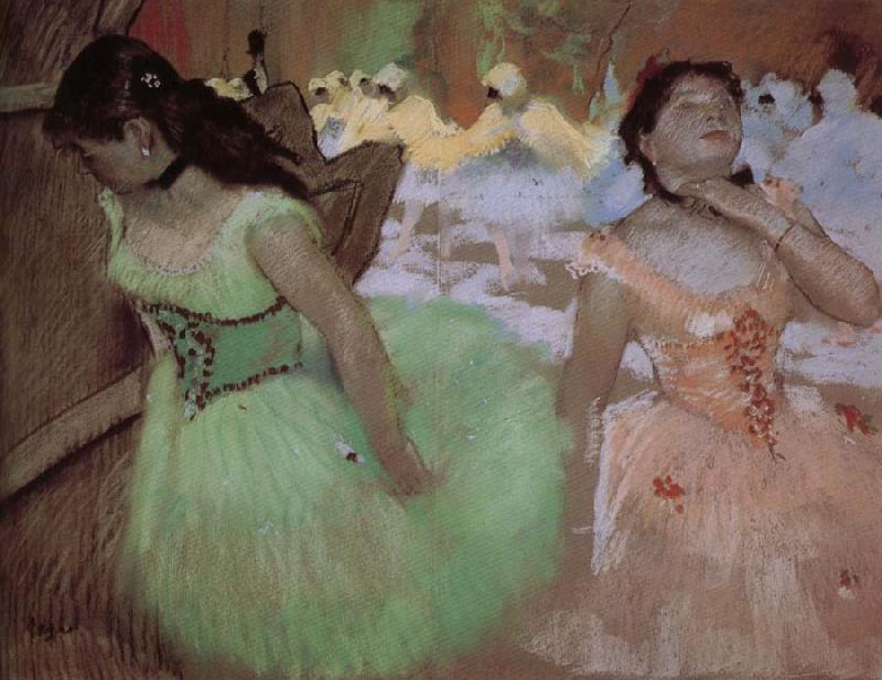 Edgar Degas Dancer entering with veil France oil painting art